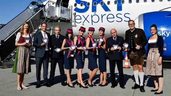 SKY express: Ξεκίνησε τις απευθείας πτήσεις Αθήνα -Μόναχο