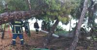 Φωτιά από κεραυνό στο σπίτι του Κώστα Σημίτη στους Αγ. Θεοδώρους