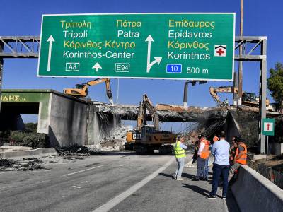 Σταϊκούρας για γέφυρα στον Ισθμό: Μέσα στην εβδομάδα η αποκατάσταση της οδικής κυκλοφορίας από Αθήνα μέχρι Κόρινθο