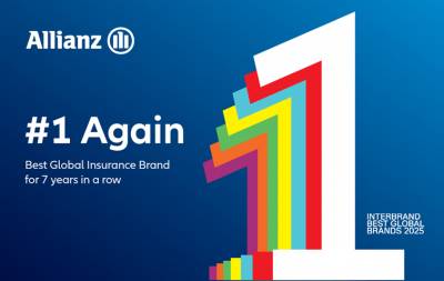 Η Allianz για 7η συνεχή χρονιά είναι το No1 ασφαλιστικό brand παγκοσμίως