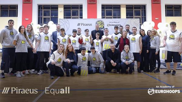 H Πειραιώς και o Οργανισμός Eurohoops συνεχίζουν το πρόγραμμα Equall Hoops για δεύτερη χρονιά στην Αθήνα