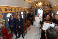 Τελετή εγκαινίων του Ιερού Ναού του Αγίου Νικολάου στον προαύλιο χώρο του ΥΝΑΝΠ