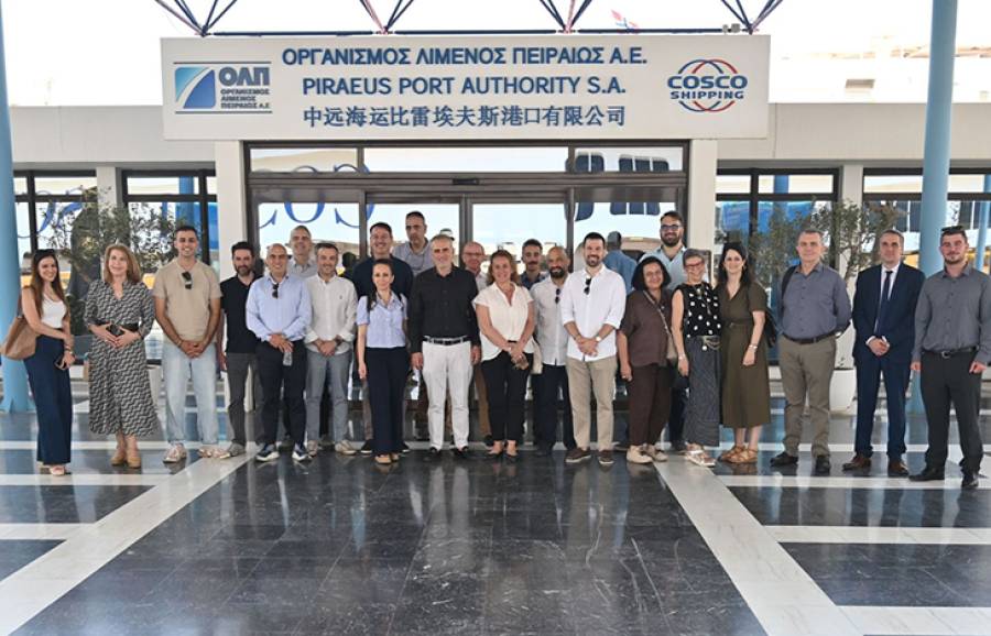 Delegation of SELPE Visits Piraeus Port Authority