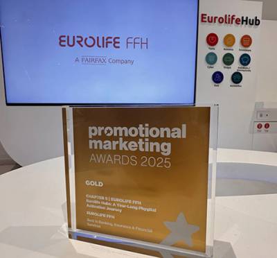 Eurolife FFH: Χρυσό βραβείο για το EurolifeHub στα Promotional Marketing Awards 2025