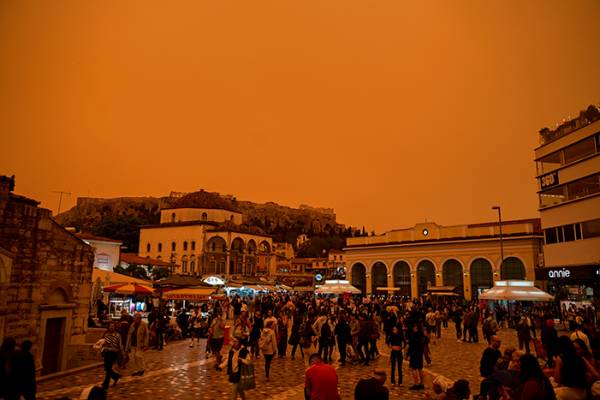 Σε «πορτοκαλί κλοιό» η χώρα για την αφρικανική σκόνη - Εκτιμήσεις για την Αττική