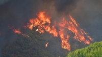 Μεγάλη αναζωπύρωση τώρα στη Γορτυνία