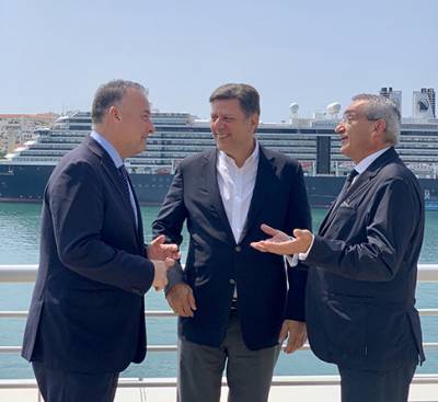 Συνάντηση ΥΝΑΝΠ, Μ. Βαρβιτσιώτη, με τον Περιφερειάρχη Νοτίου Αιγαίου, Γ. Χατζημάρκο