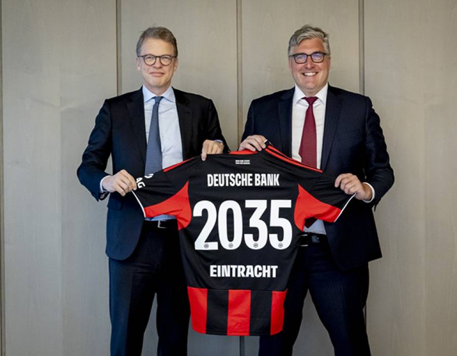 Eintracht Frankfurt and Deutsche Bank sign early partnership extension until 2035 – the most comprehensive agreement in the club’s history