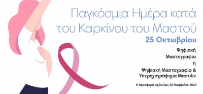ΑFFIDEA: Εξετάσεις προληπτικού ελέγχου για τις γυναίκες με αφορμή την παγκόσμια ημέρα κατά του καρκίνου του μαστού