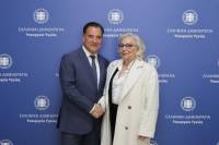 Συνάντηση Α. Γεωργιάδη με την πρώτη ασθενή που της συνταγογραφήθηκε σκεύασμα φαρμακευτικής κάνναβης