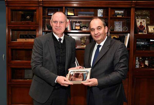 Συνάντηση Γ. Πλακιωτάκη με τον Ομοσπονδιακό Υπ. Εσωτερικών της Αυστρίας Gerhard Karner