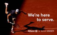 Ο Jannik Sinner και ο όμιλος Allianz ανακοινώνουν πολυετή παγκόσμια συνεργασία