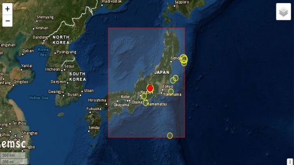 Σεισμική δόνηση 4,9 Ρίχτερ στην Ιαπωνία