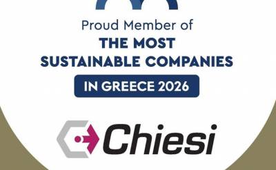 Chiesi Hellas: Στη λίστα «The Most Sustainable Companies in Greece 2026»