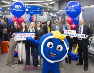 Απογειώθηκε η πρώτη πτήση της SKY express προς Βαρκελώνη