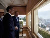 Ολοκληρώθηκε σε χαλαρό και ήρεμο κλίμα το γεύμα Μητσοτάκη - Ερντογάν στην Κωνσταντινούπολη