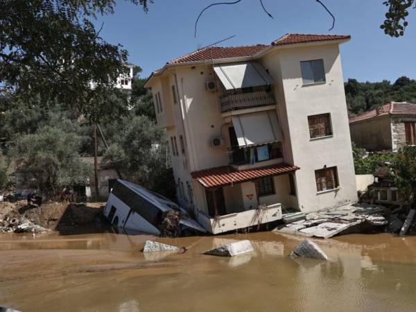 ΕΑΕΕ: Στα €372 εκατ. εκτιμώνται οι αποζημιώσεις για τις καταστροφές από την κακοκαιρία Daniel