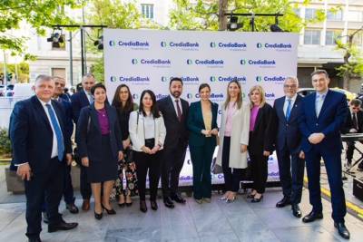 CrediaBank: Εγκαίνια του νέου καταστήματος Νέας Εμπειρίας στην Πανεπιστημίου