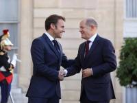 Ενέργεια και οικονομία κυριάρχησαν στο γεύμα εργασίας Μακρόν-Σολτς
