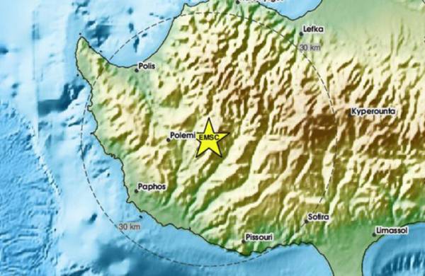 Νέος ισχυρός σεισμός 5,1 Ρίχτερ στην Κύπρο