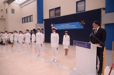 Β. Κικίλιας από τελετή ορκωμοσίας Αξιωματικών Λ.Σ.-ΕΛ.ΑΚΤ.: «Η υπηρεσία σας στο Λιμενικό Σώμα και στην πατρίδα είναι εξαιρετικά υψηλής σημασίας»