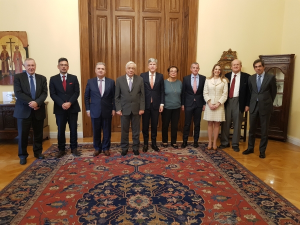 Επίσκεψη αντιπροσωπείας της ΕΑΕΕ στον Πρόεδρο της Δημοκρατίας