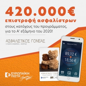 Ασφαλιστικός Γονέας: Επιστροφή ασφαλίστρων στους κατόχους του προγράμματος για το Α΄ Εξάμηνο του 2020