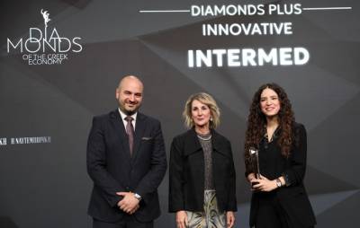 Η InterMed “Innovative Company” στα Diamonds of the Greek Economy