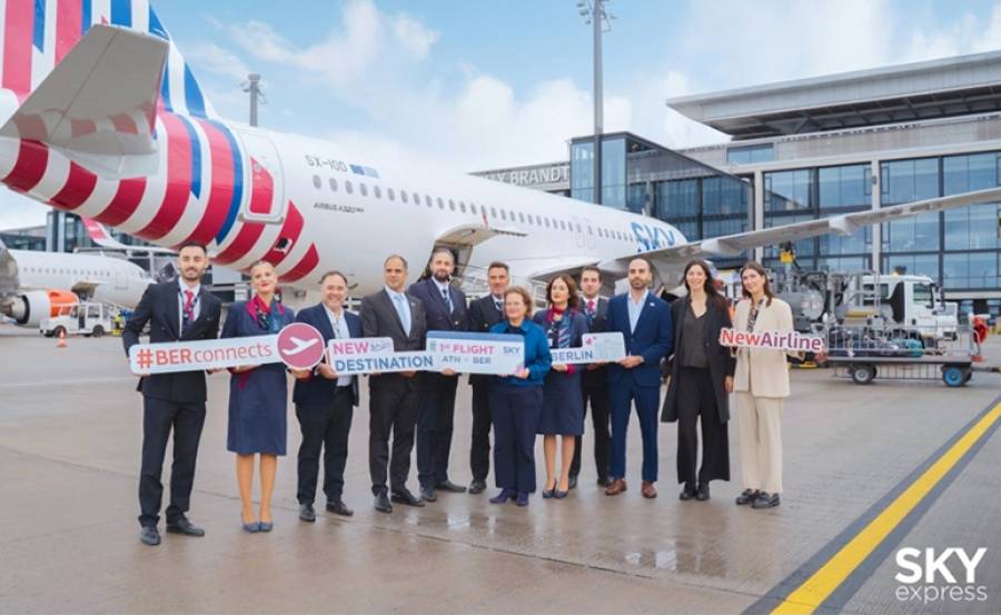 SKY Express: Nέα απευθείας πτήση Αθήνα – Βερολίνο