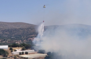 Μεγάλη πυρκαγιά στην περιοχή ΒΙΑΛ της Χίου