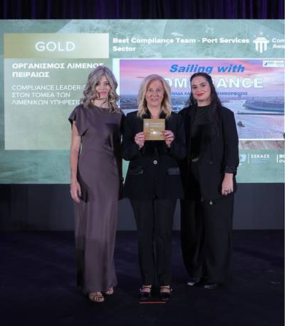 ΟΛΠ Α.Ε.: Τριπλή διάκριση στα Compliance Awards 2025