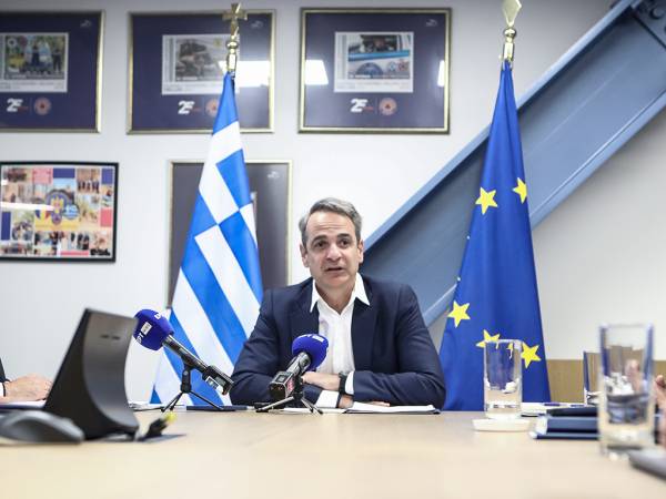 Στην Πολιτική Προστασία ο Κυριάκος Μητσοτάκης