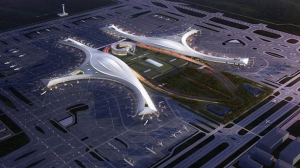 «Πρεμιέρα» για το νέο μέγα αεροδρόμιο της Κίνας