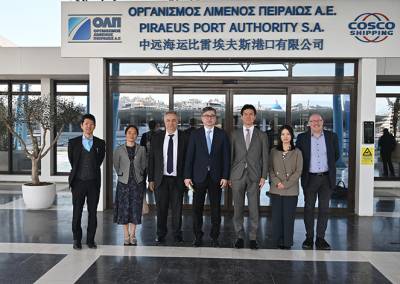 PPA S.A.: Visit of a Delegation from the Embassy of Japan to the Port of Piraeus