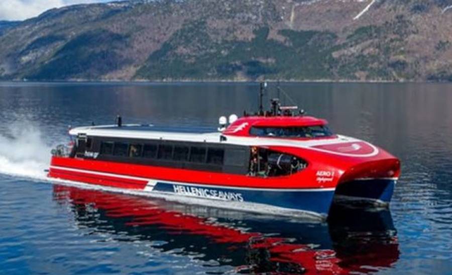 Attica Group: Παρέλαβε το νεότευκτο catamaran Aero 1 Highspeed