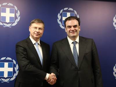 Ντομπρόβσκις: «Όχι» στη ρήτρα διαφυγής - Πιερρακάκης: Δεν επίκειται νέο πακέτο μέτρων
