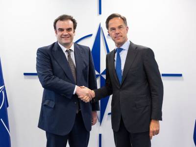 Συνάντηση Πιερρακάκη - Ρούτε: Στο επίκεντρο οι οικονομικές διαστάσεις της χρηματοδότησης της άμυνας