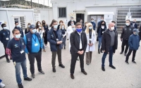 Επίσκεψη Μαργαρίτη Σχοινά στο Κέντρο Φιλοξενίας Προσφύγων &amp; Μεταναστών του Σκαραμαγκά