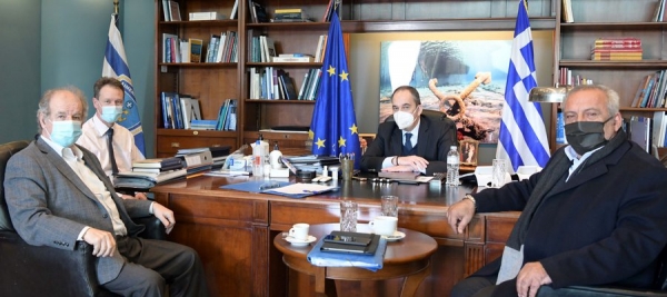Συνάντηση ΥΝΑΝΠ κ. Γιάννη Πλακιωτάκη με τη νέα διοίκηση του Οίκου Ναύτου