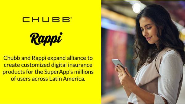 Rappi and Chubb Expand Alliance to Co-Create Customized Digital Insurance Offerings Across Latin America
