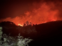 Ολονύχτια μάχη με τις φλόγες έδωσε ο μηχανισμός Πολιτικής Προστασίας της Περιφέρειας Αττικής σε Κερατέα - Βίλια