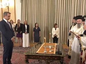 Ορκίστηκε πρωθυπουργός ο Κυριάκος Μητσοτάκης