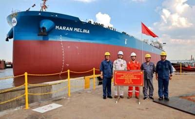 Maran Tankers: Παρέλαβε νεότευκτο υπό ελληνική σημαία πλοίο