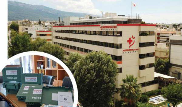 Δωρεά kit στα 40 σχολεία του Δήμου Κηφισιάς από το Metropolitan General