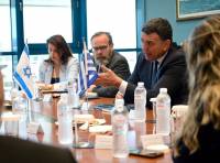 Συνάντηση Βασίλη Κικίλια με την Υπουργό Μεταφορών του Ισραήλ Miri Regev