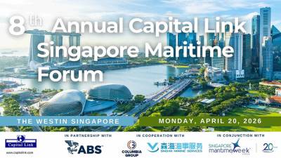 8th Annual Capital Link Singapore Maritime Forum - AGENDA -APRIL 20, 2026- Westin Singapore