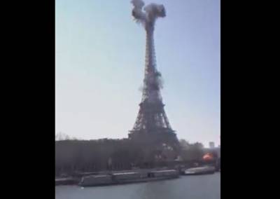 Βίντεο της ουκρανικής Βουλής με το Παρίσι να βομβαρδίζεται