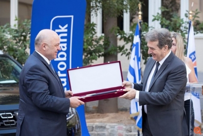 Eurobank: Δωρεά 546.000 ευρώ στο Πυροσβεστικό Σώμα