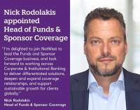 NatWest appoints Nick Rodolakis as Head of Funds and Sponsor Coverage