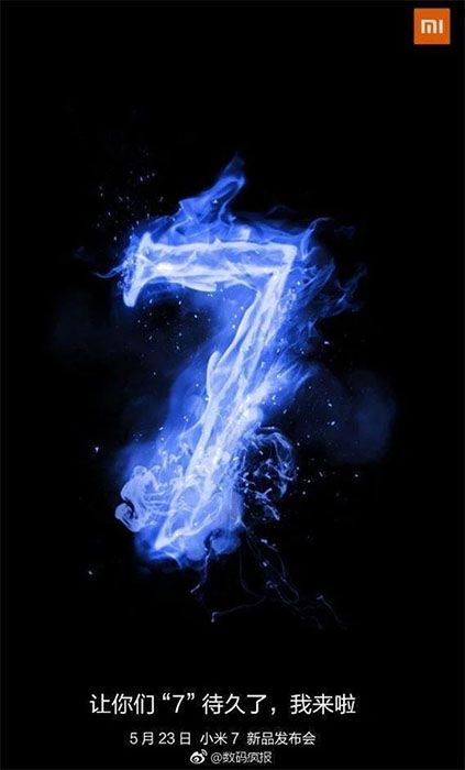 Xiaomi Mi 7 teaser poster